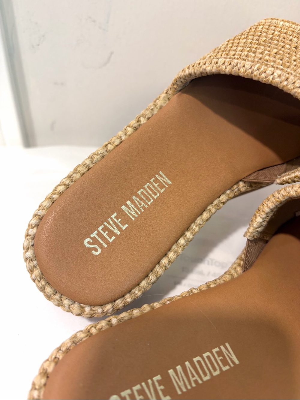Steve Madden Boardwalk Raffia Platform Sandal - Picture 7 of 9
